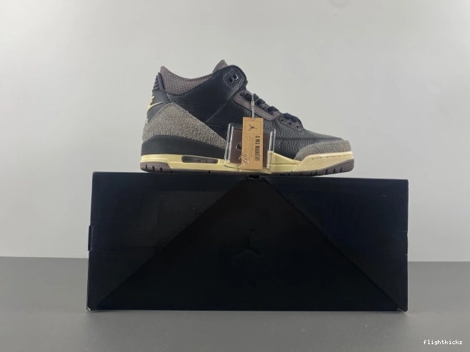 Black FZ4811-001 Air x Jordan 3 Maniere A Ma 0728
